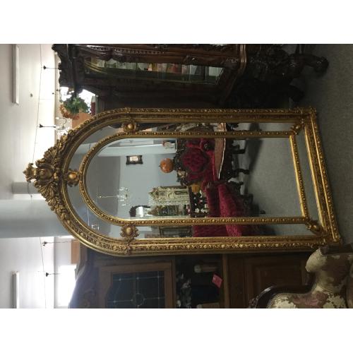 Barokni zrcadlo 225x117 cm