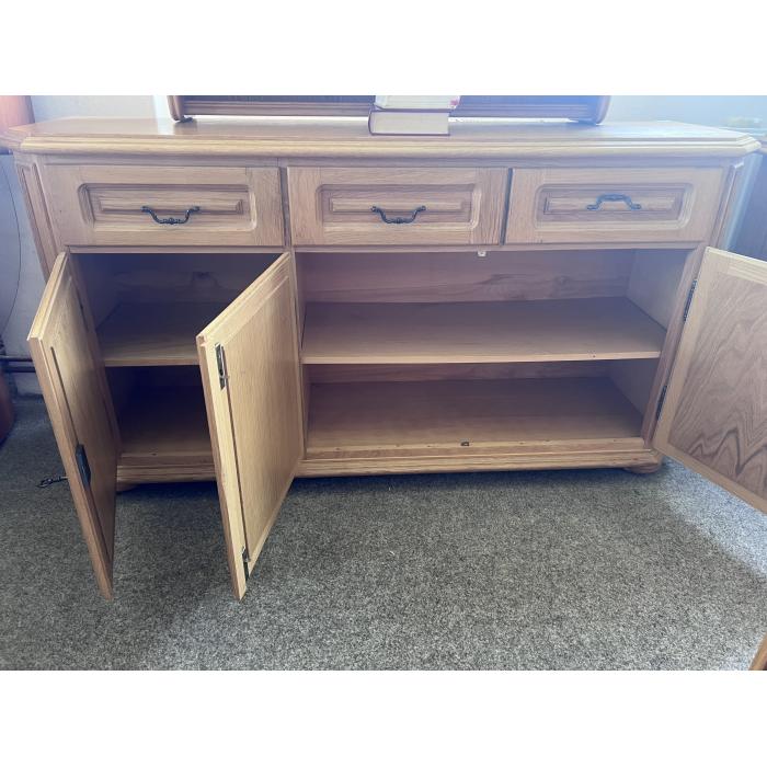 Rustikální komoda světla D 155 cm
