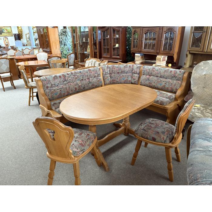 Rustikální rohová lavice a D 202 cm