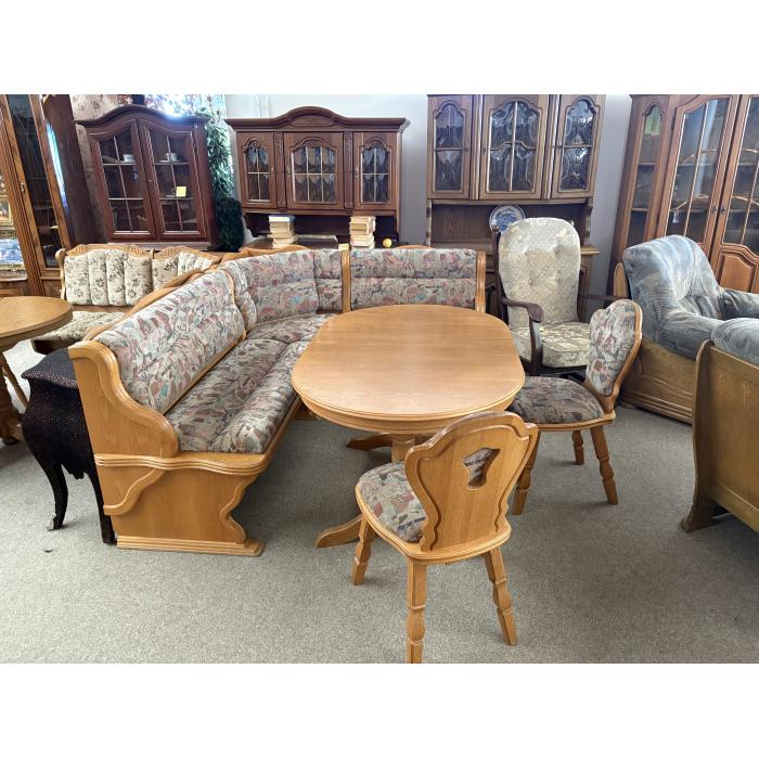 Rustikální rohová lavice a D 202 cm