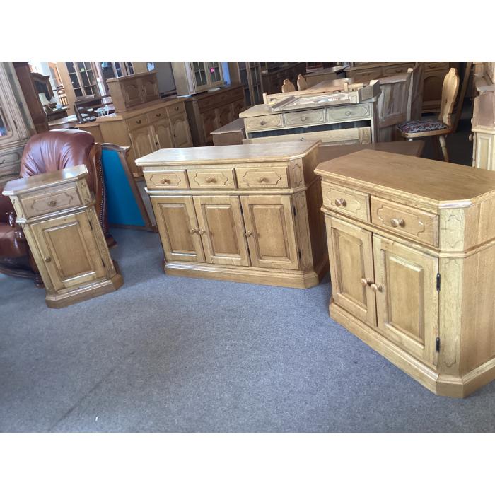 Rustikální komoda D 120 cm světla