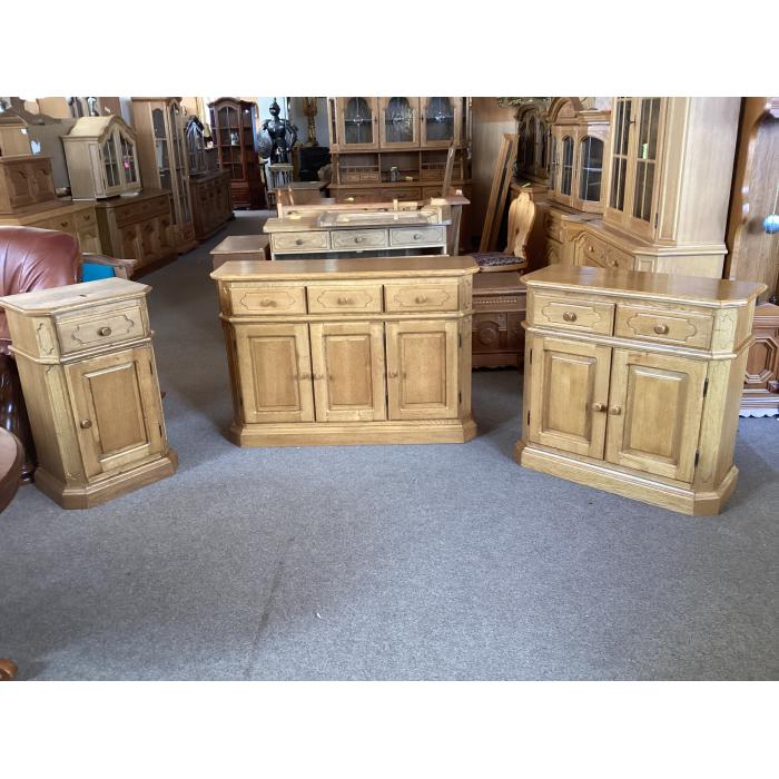 Rustikální komoda D 120 cm světla