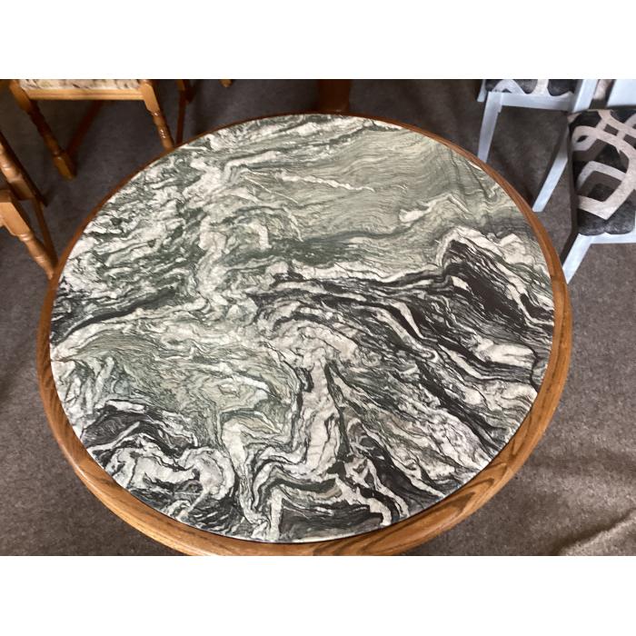 Rustikální kulatý stůl O 108 cm