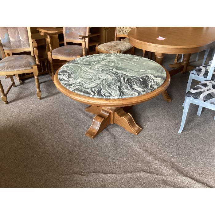 Rustikální kulatý stůl O 108 cm