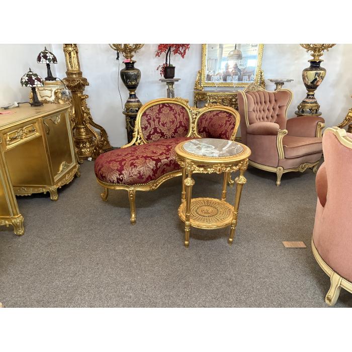 Zámecké barokní Sofa rudé