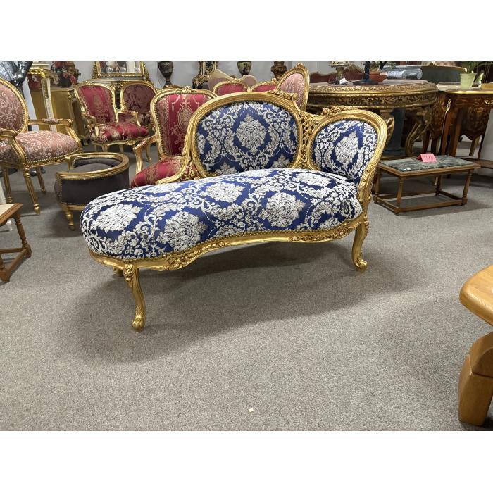 Zámecké barokní Sofa modré