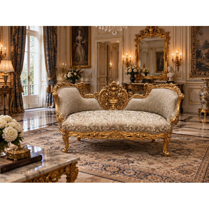 Zámecké barokní Sofa