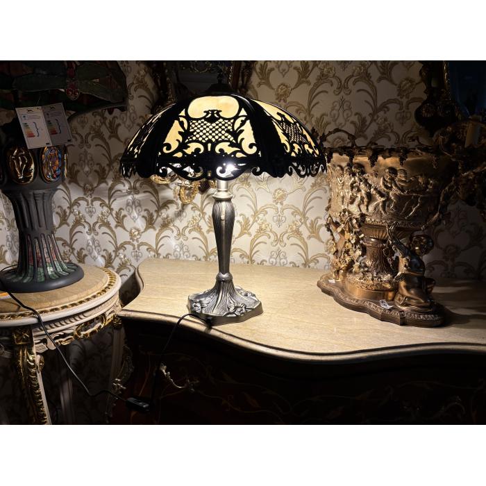 Tiffany lampa střibrna