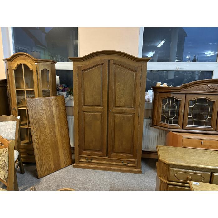 Rustikální šatní skříň D 120 cm