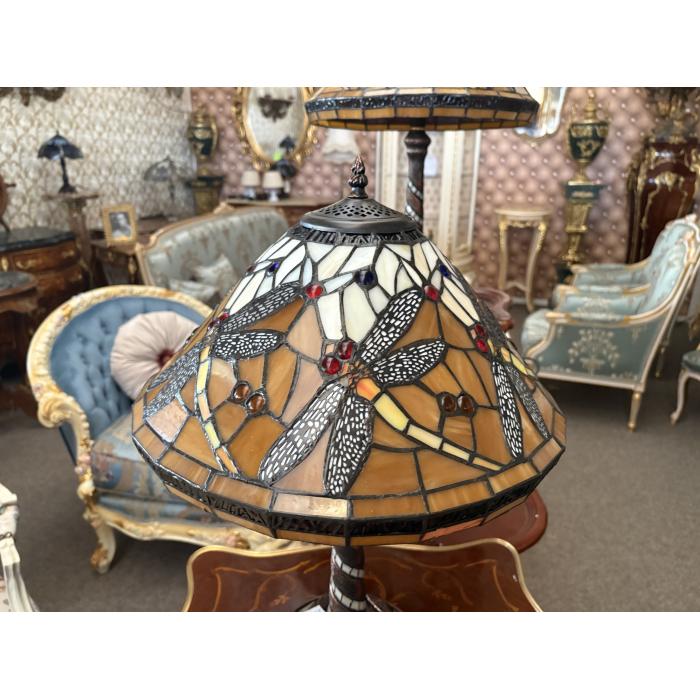 Tiffany lampa hněda