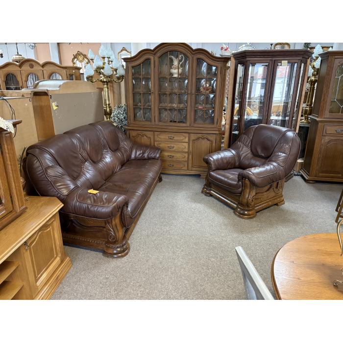 Rustikální masivní sedací souprava 3 + 1