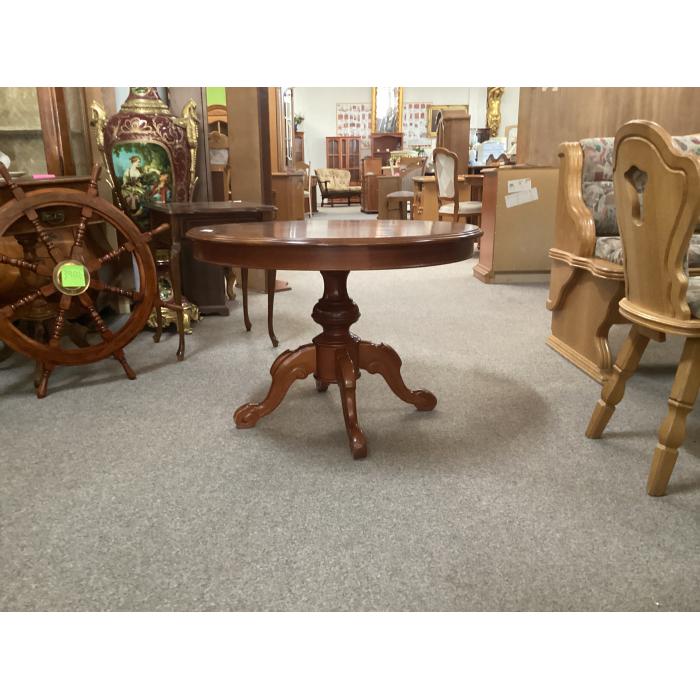 Rustikální konferenční stůl O 90 cm