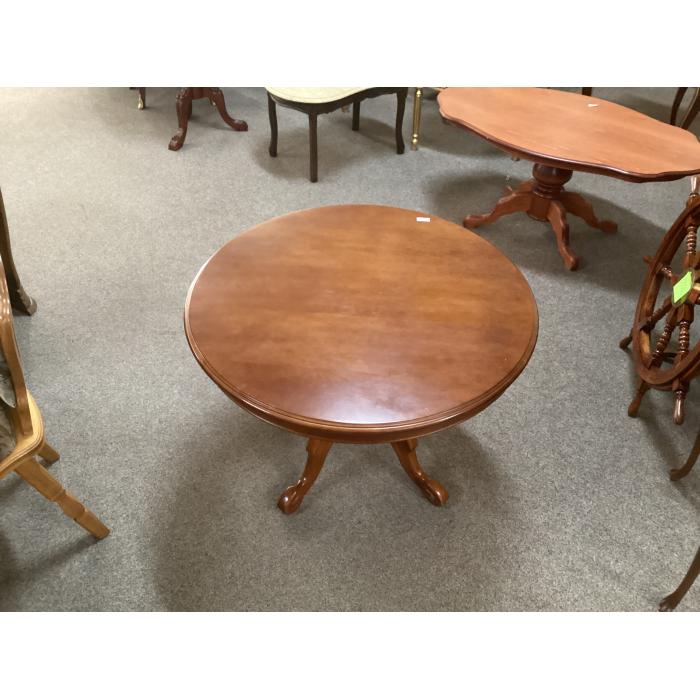 Rustikální konferenční stůl O 90 cm