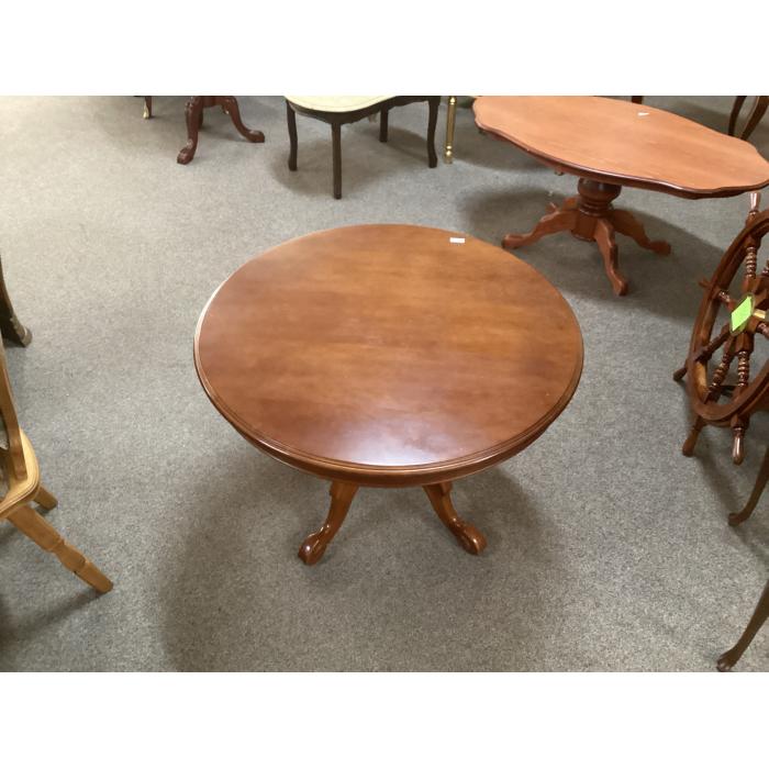 Rustikální konferenční stůl O 90 cm