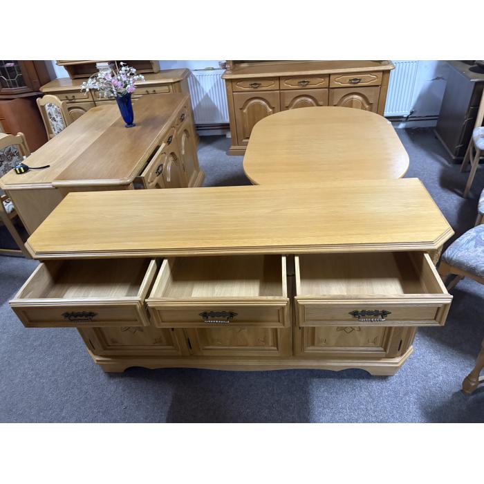 Rustikální komoda světla d 176cm