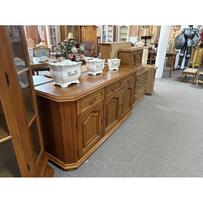 Rustikální komoda tmavá d163cm