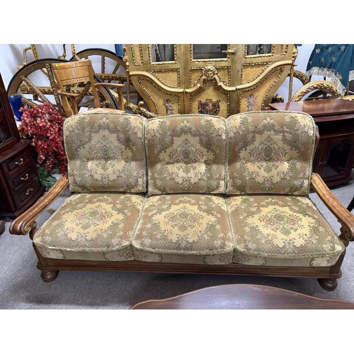 Rustikální sedací souprava 3 + 2 + 1 látková