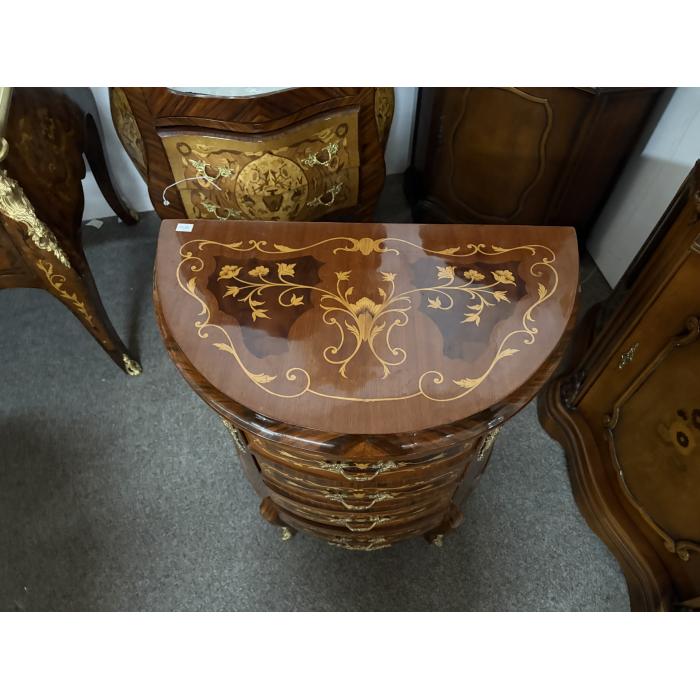 Barokní komoda půlkruhová d69