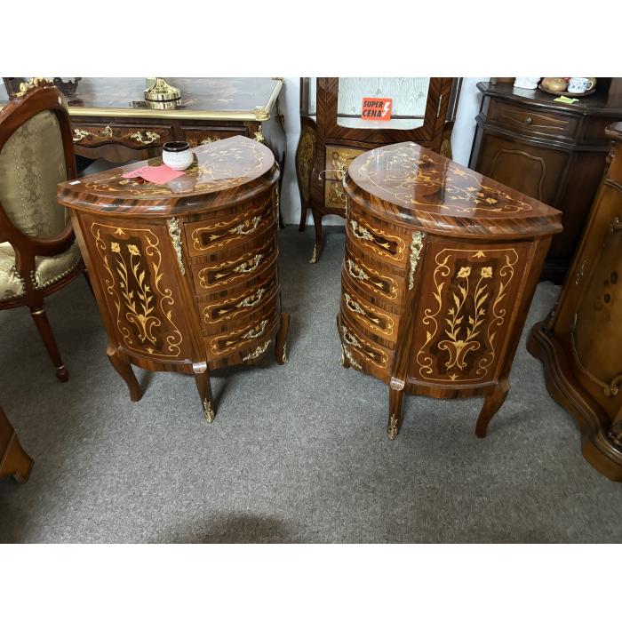 Barokní komoda půlkruhová d69