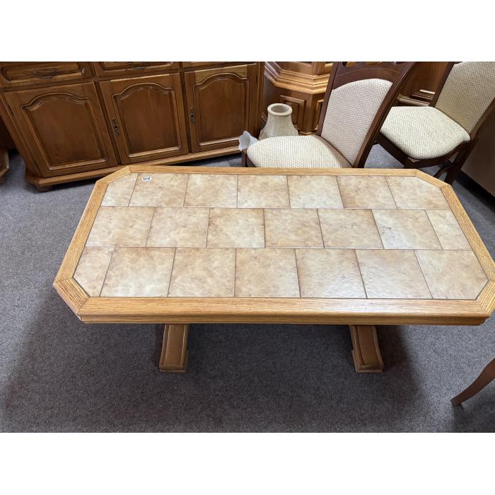 Rustikální konferenční stůl světlí kachlový