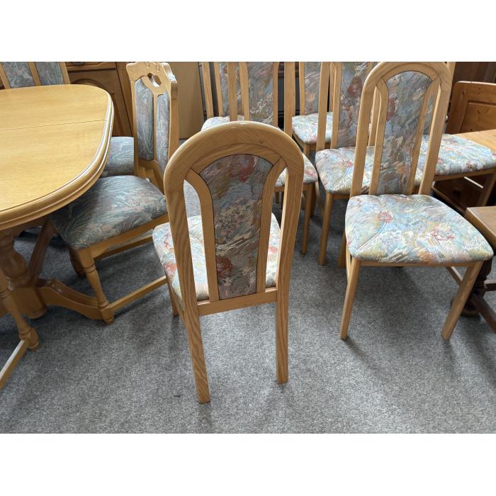 Rustikální židle světle 8 ks