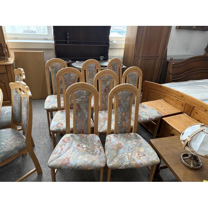 Rustikální židle světle 8 ks