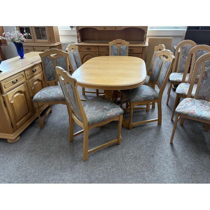 Rustikální dubové židle světle TOP