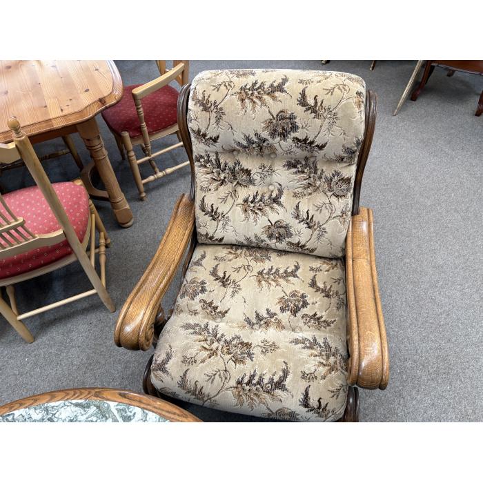 Rustikální sedací souprava 3 + 1 + 1 látková