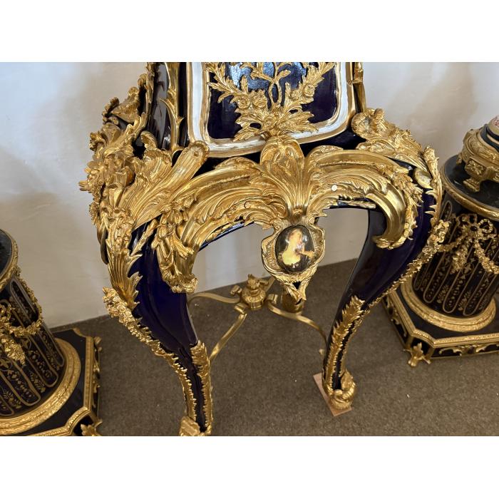 Reprezentativní barokní zámecké hodiny