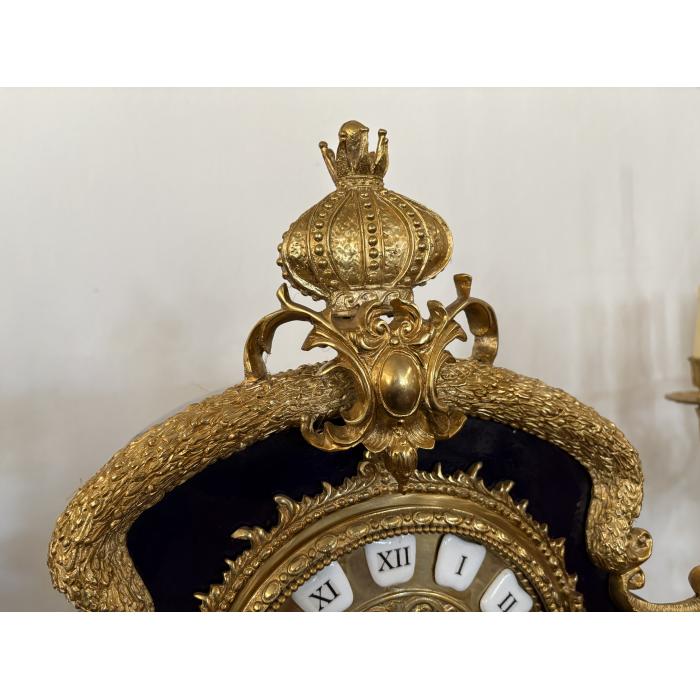 Reprezentativní barokní zámecké hodiny