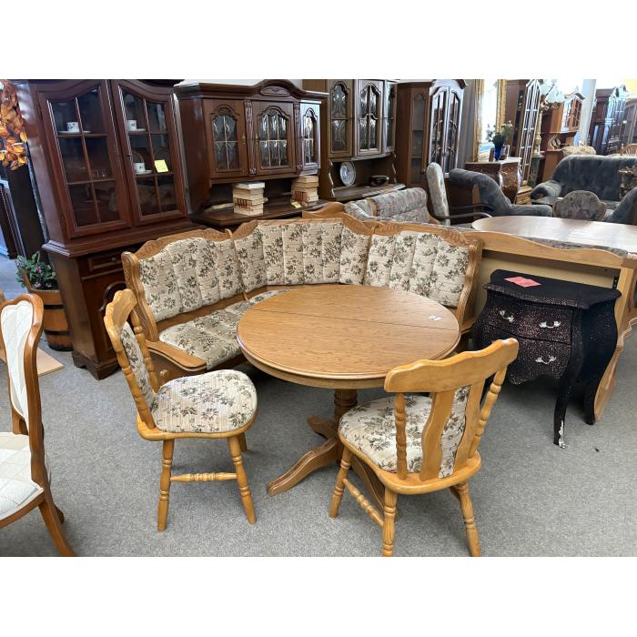 Rustikální rohová lavice