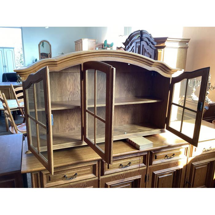 Rustikální závěsná vitrína D 131 cm