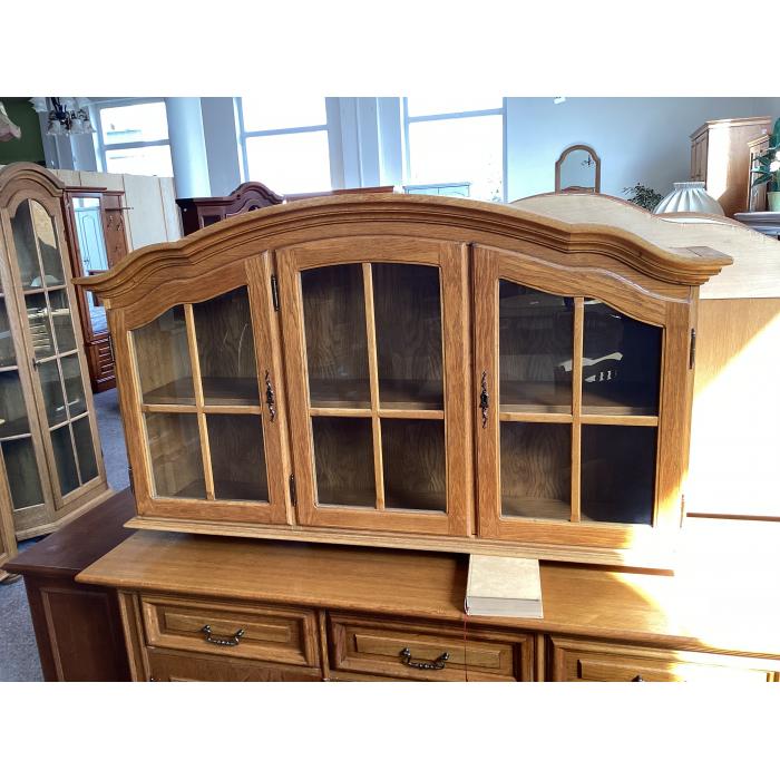 Rustikální závěsná vitrína D 131 cm