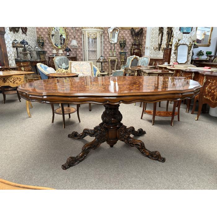 Rustikální jídelní stůl intersie