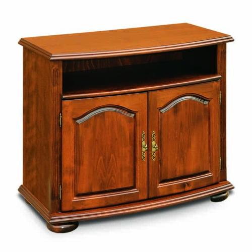 Stylový TV stolek s dřevěnými dvířky mod. 405W